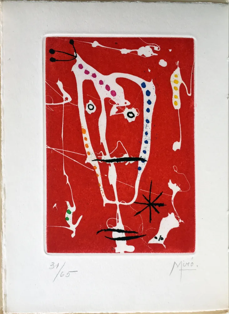 Geïllustreerd Boek Miró - Jacques Dupin : LES BRISANTS (Paris 1958)