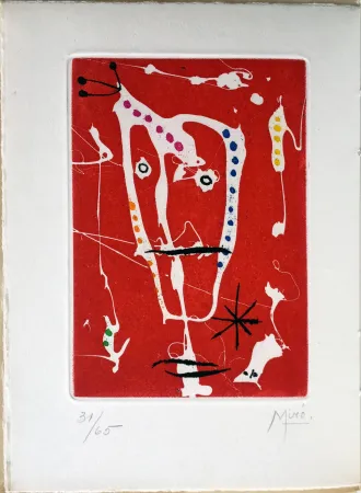 Geïllustreerd Boek Miró - Jacques Dupin : LES BRISANTS (Paris 1958)