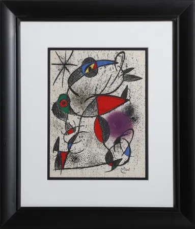 Lithografie Miró - Jaillie du Calcaire