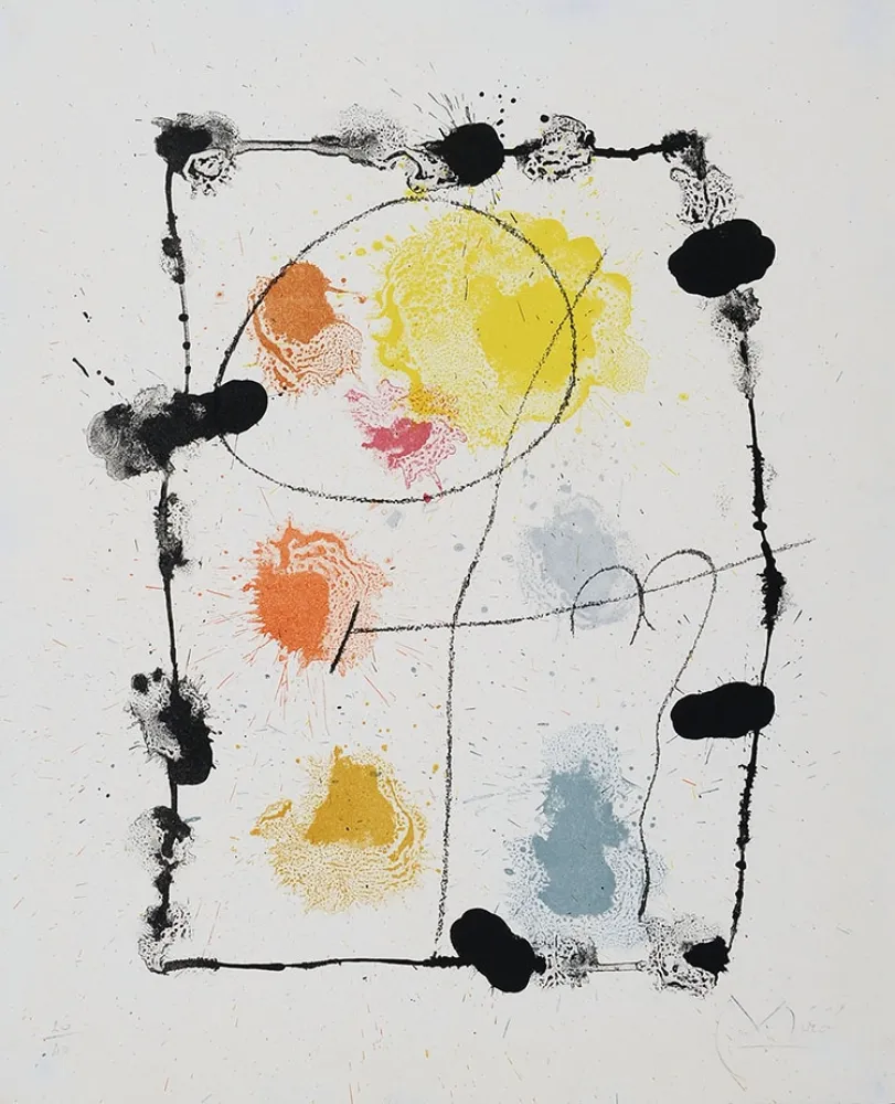 Lithografie Miró - Je travaille comme un jardinier (I work like a gardener), 1963