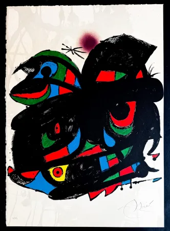 Lithografie Miró - Joan Miró (1893–1983) - FUNDACIÓ JOAN MIRÓ - Color lithograph on paper - 1976