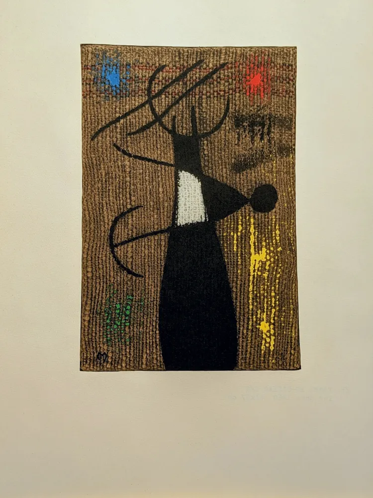 Lithografie Miró - Joan MIRO - Femmes, planche VI, estampe originale, 1965