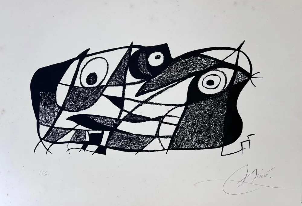 Lithografie Miró - Joan Miró. Fotoscop 