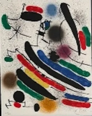 Lithografie Miró - Joan Miró Litografó I