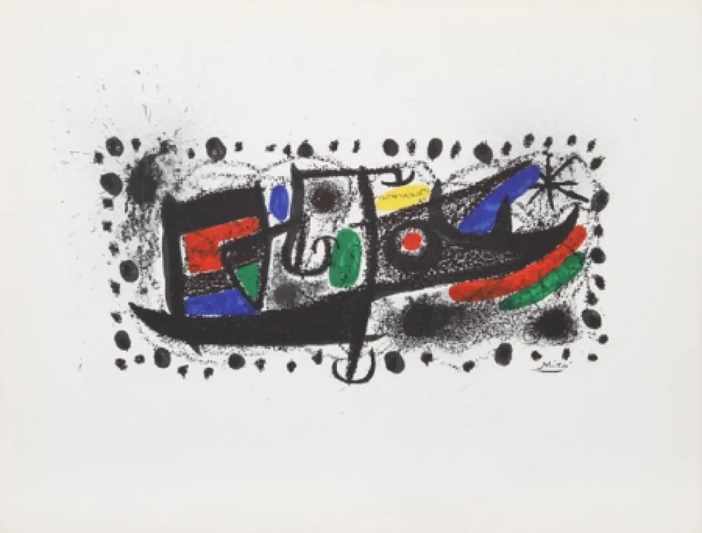 Lithografie Miró - Joan Miro und Katalonien