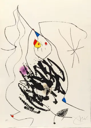Ets En Aquatint Miró - Journal d'un graveur I 