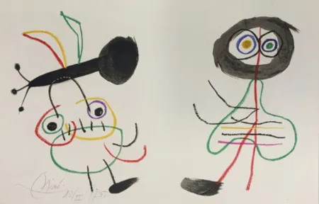 Lithografie Miró - L' Enfance d'Ubu 1