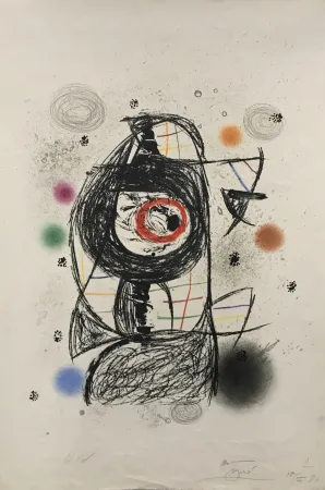 Lithografie Miró - La Jalouse
