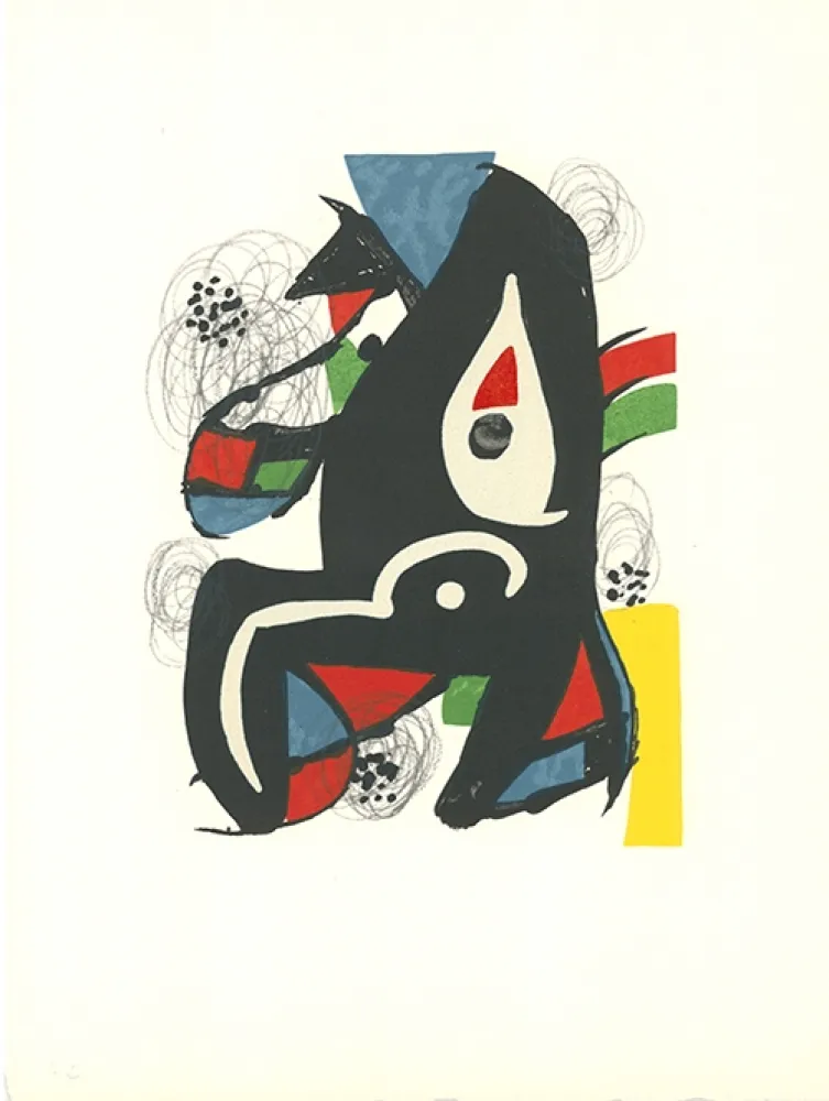 Lithografie Miró - La mélodie acide - 10