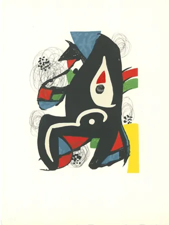 Lithografie Miró - La mélodie acide - 10
