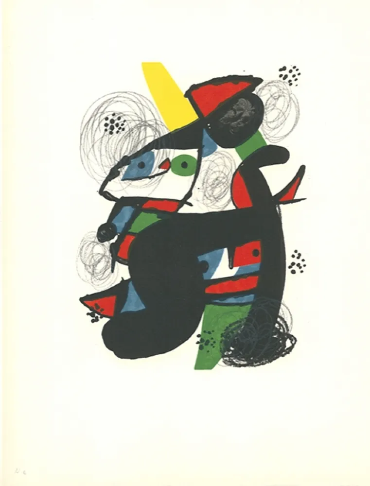 Lithografie Miró - La mélodie acide - 11