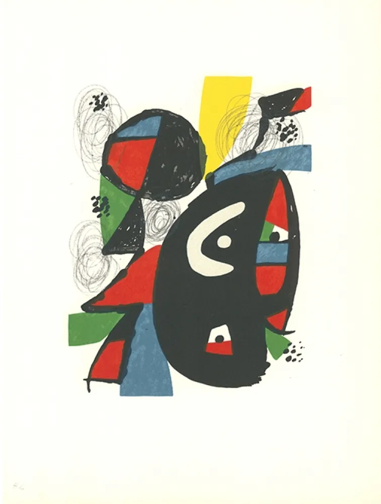 Lithografie Miró - La mélodie acide - 12