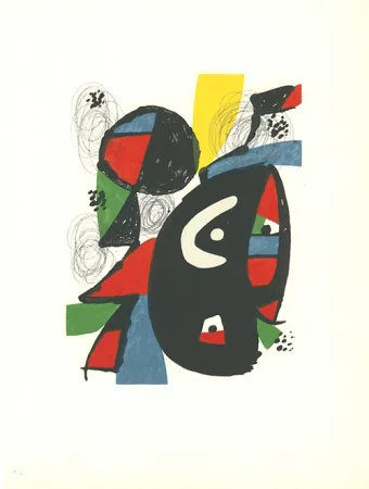 Lithografie Miró - La mélodie acide - 12