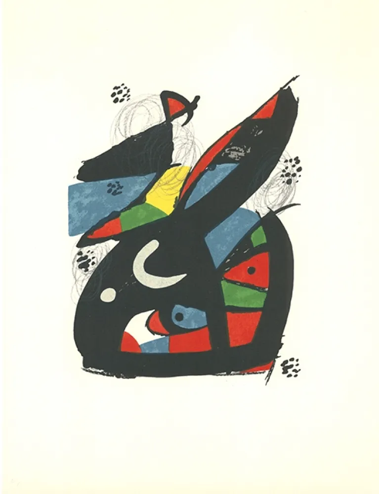 Lithografie Miró - La mélodie acide - 13