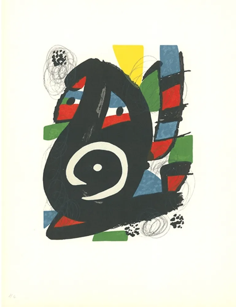Lithografie Miró - - La mélodie acide - 14