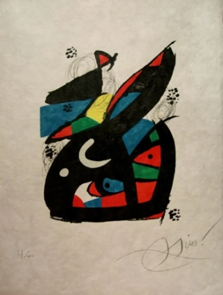 Lithografie Miró - La Melodie Acide 