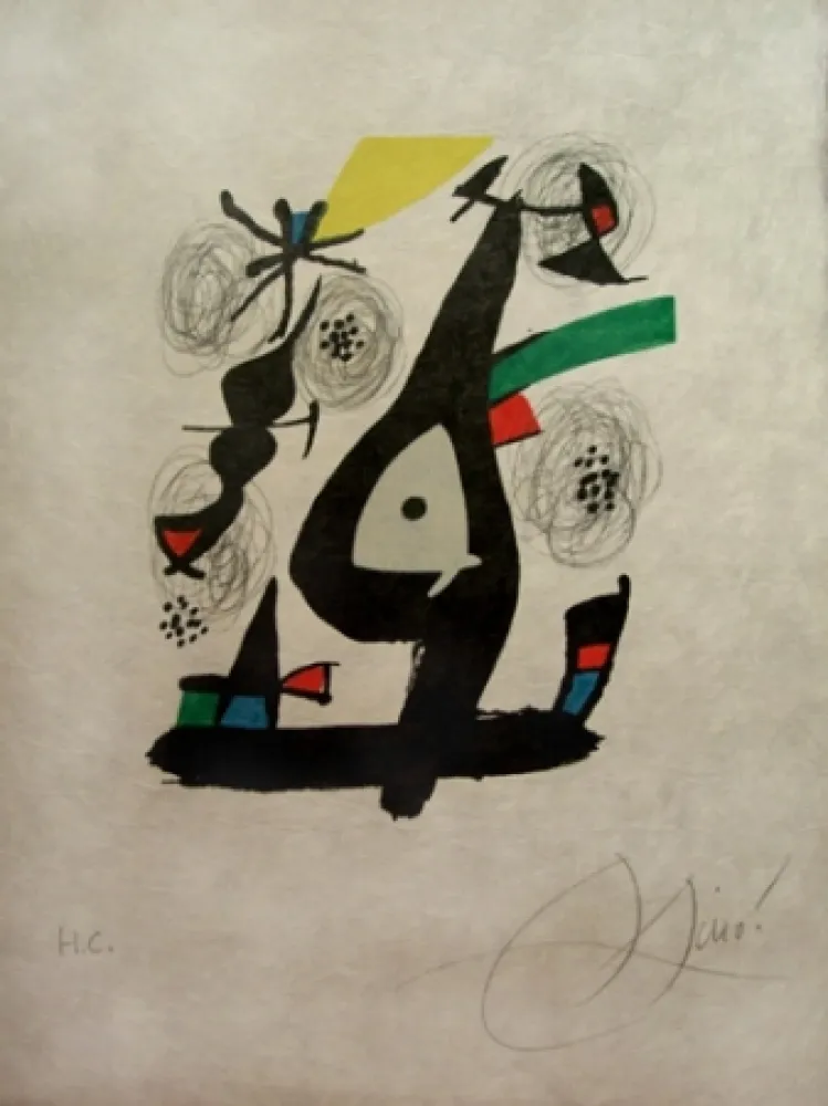 Lithografie Miró - La Melodie Acide 
