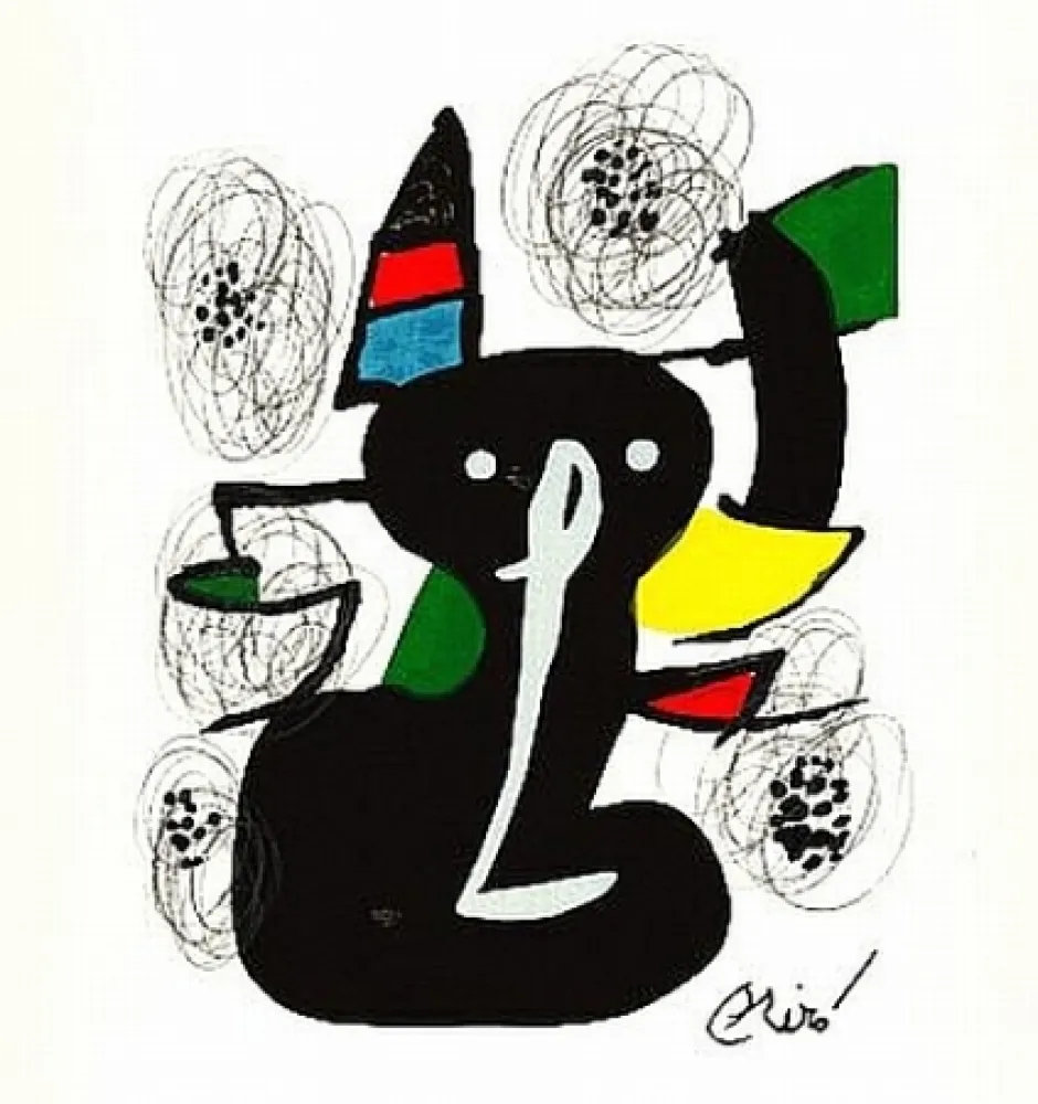 Lithografie Miró - La Melodie Acide 