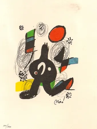 Lithografie Miró - La Melodie Acide 