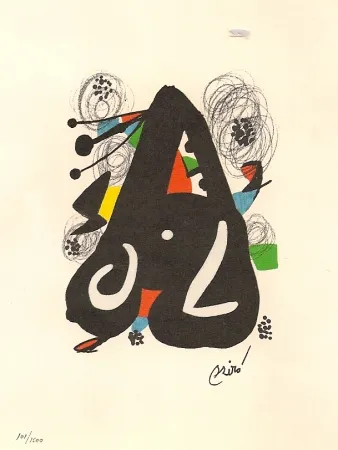 Lithografie Miró - La Melodie Acide 