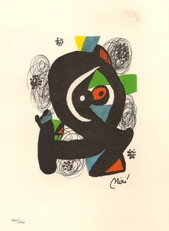 Lithografie Miró - La Melodie Acide 