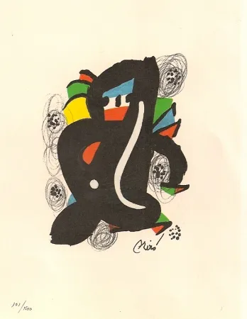 Lithografie Miró - La Melodie Acide 