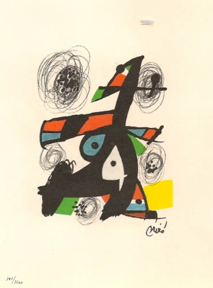 Lithografie Miró - La Melodie Acide 