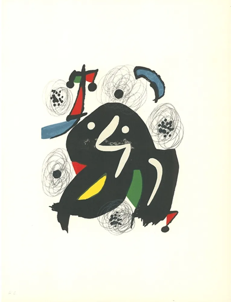Lithografie Miró - La mélodie acide - 4