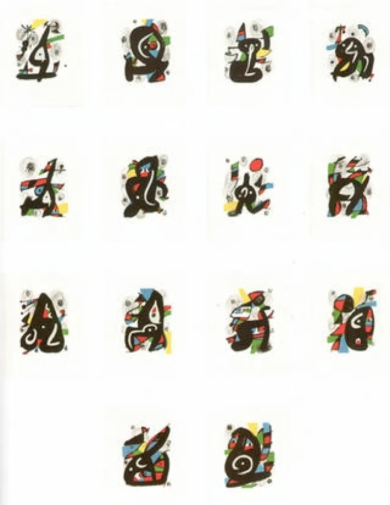Lithografie Miró - La melodie àcide