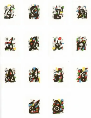 Lithografie Miró - La melodie àcide