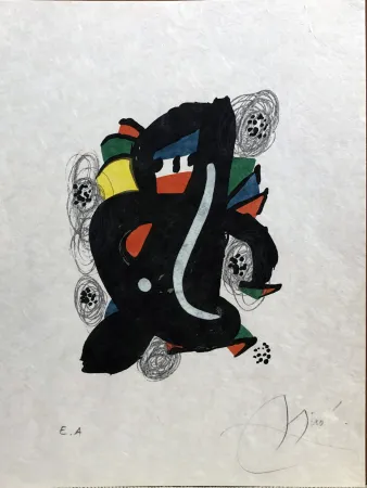 Lithografie Miró - La mélodie acide - 6