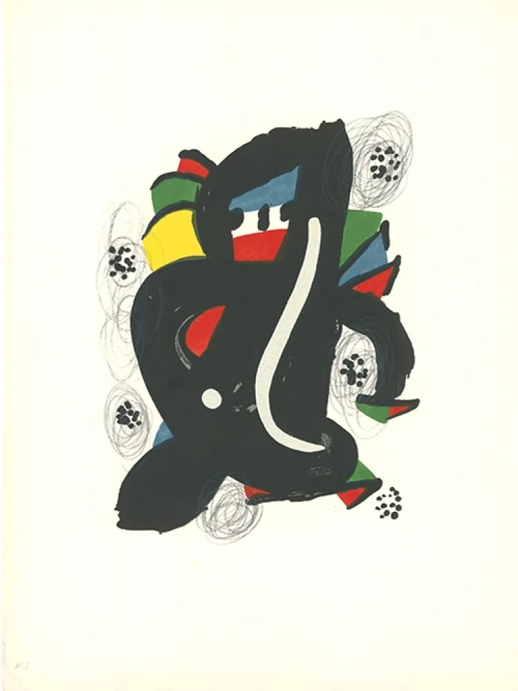 Lithografie Miró - La mélodie acide - 6