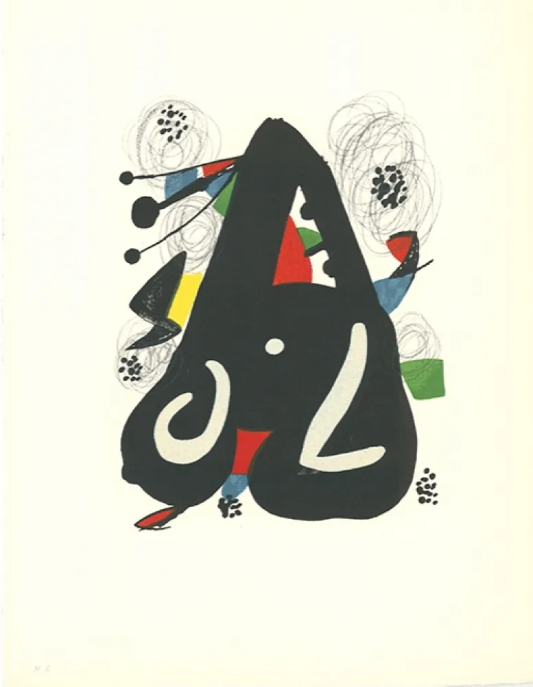 Lithografie Miró - La mélodie acide - 9