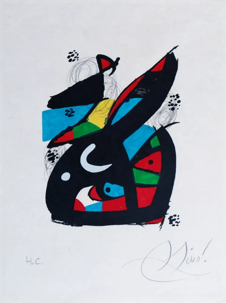 Lithografie Miró - La mélodie acide