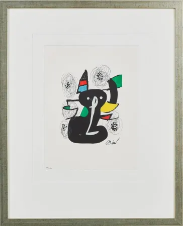 Lithografie Miró - La Mélodie Acide, Planche III