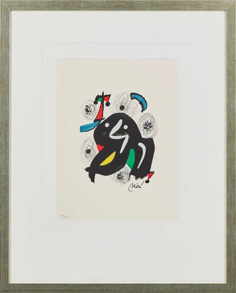Lithografie Miró - La Mélodie Acide, Planche IV