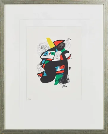 Lithografie Miró - La Mélodie Acide, Planche XI