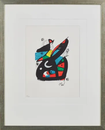 Lithografie Miró - La Mélodie Acide, Planche XIII