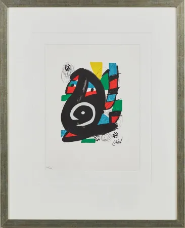 Lithografie Miró - La Mélodie Acide, Planche XIV