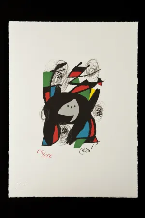 Lithografie Miró - La mélodie acide VIII