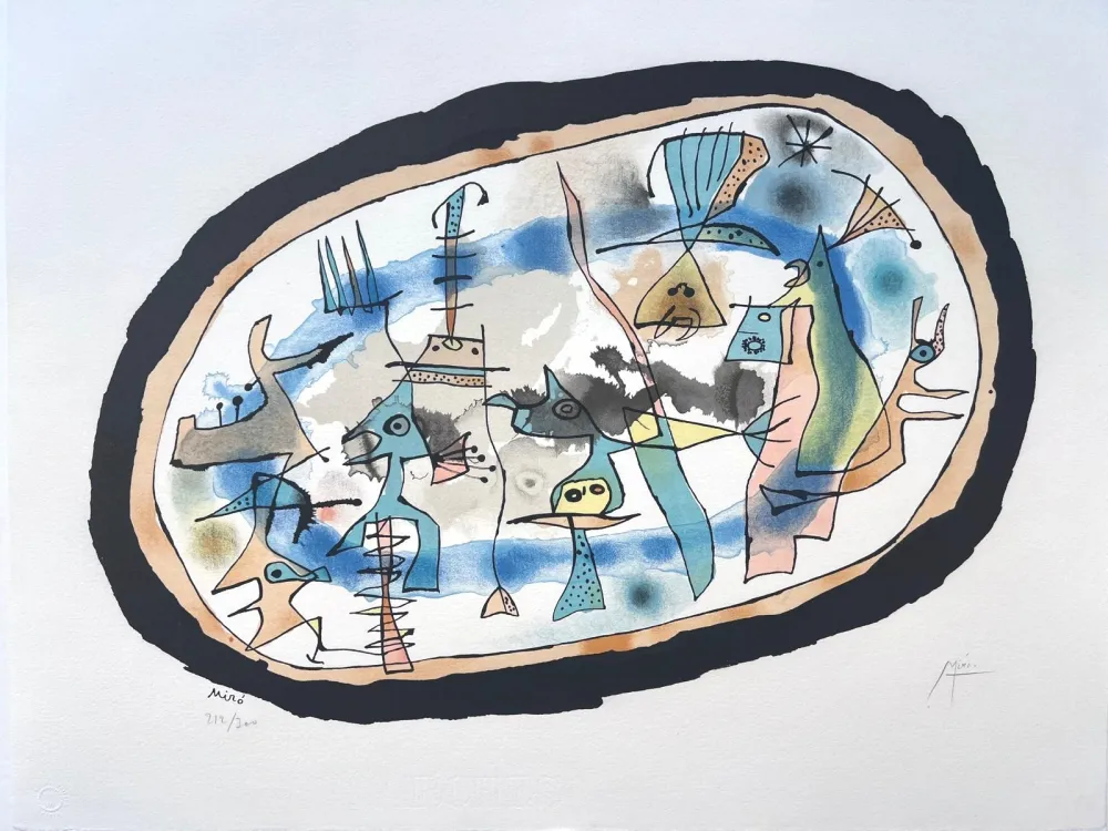 Lithografie Miró - La Naissance du Jour 