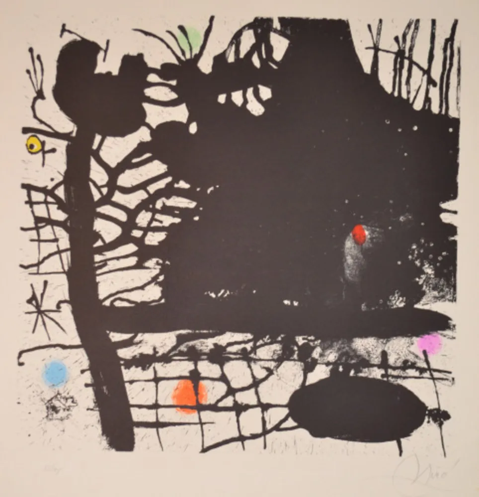 Lithografie Miró - La Nuit Tentaculaire - M639