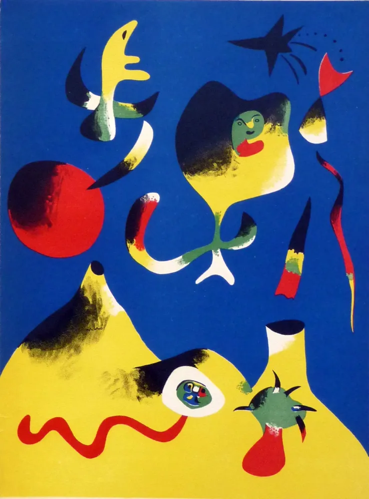 Lithografie Miró - L’Air