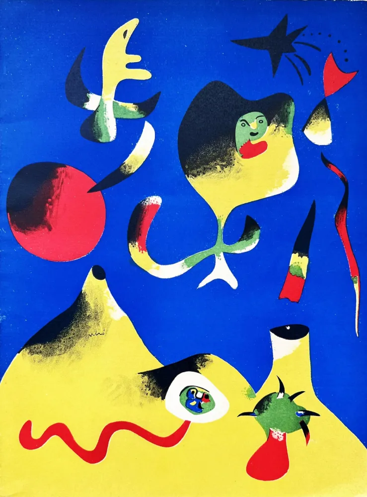 Lithografie Miró - L'Air