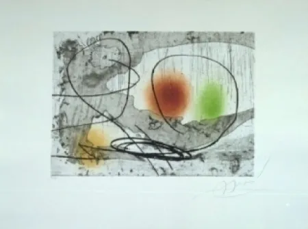 Ets En Aquatint Miró - Lapidari, Balays
