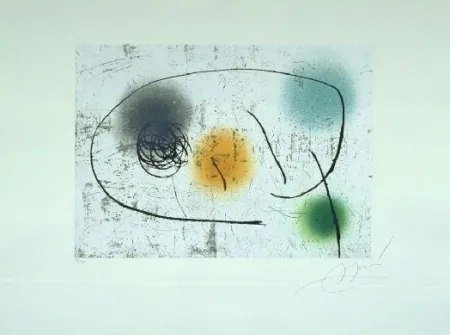 Ets En Aquatint Miró - Lapidari, Marquesita