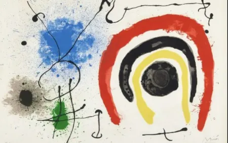 Lithografie Miró - Le lézard aux plumes d'or