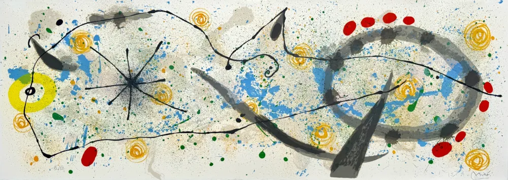 Lithografie Miró - Le Lézard aux plumes d'or