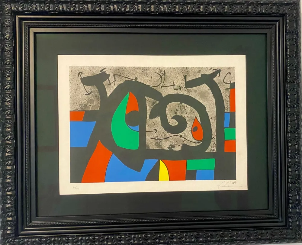 Lithografie Miró - Le lezard aux plumes d´or