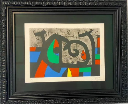 Lithografie Miró - Le lezard aux plumes d´or